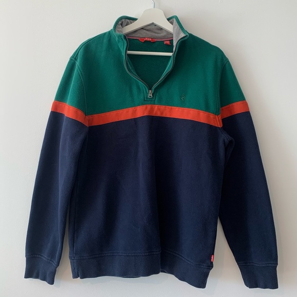 VINTAGE IZOD ZIP UP SWEATER - Picture 2 of 4